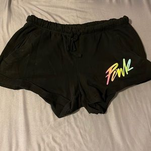 Vs pink black shorts size small